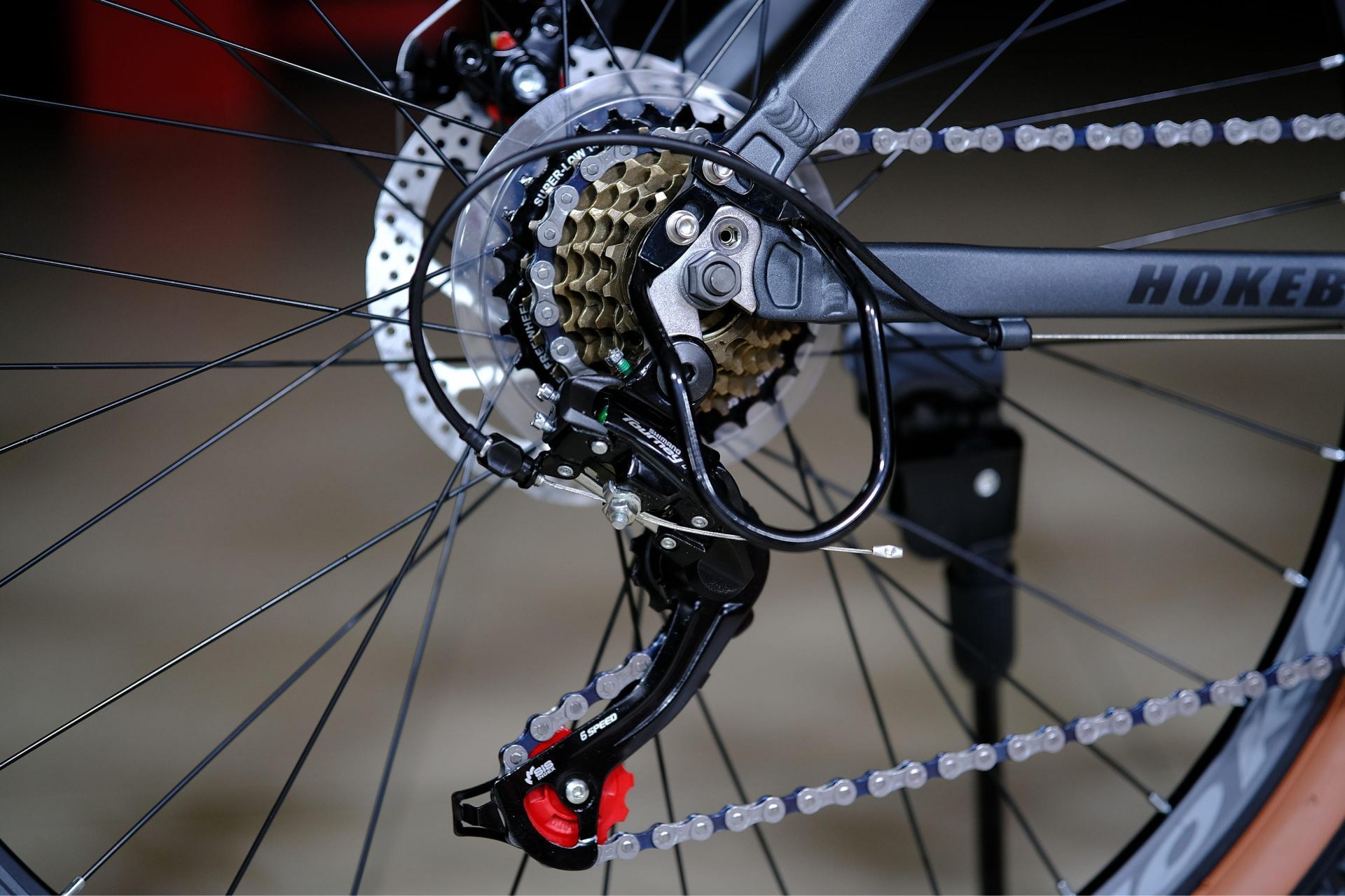 Задний переключатель Shimano Tourney TZ500 оригинал HOKE ONE WAY 27,5 матовый серый