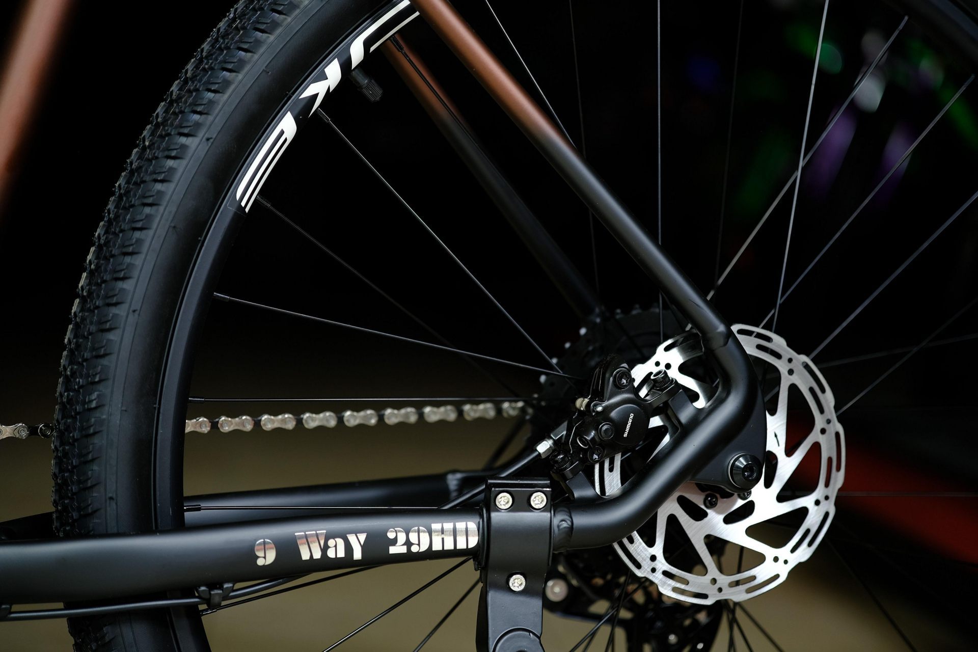 Тормоз гидравлический Shimano MT200 HOKE 9 Way 29 HD матовый чёрный 19