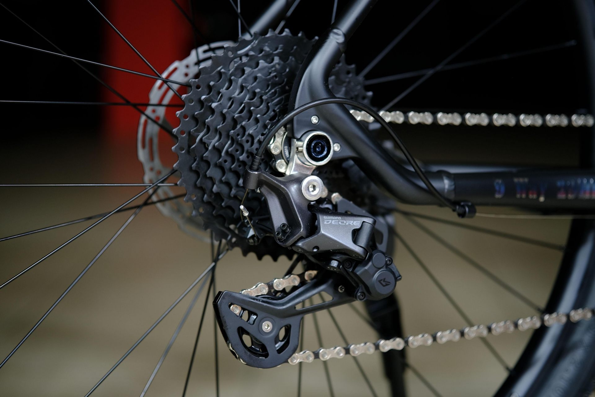 Задний переключатель Shimano Deore HOKE 9 Way 29 HD матовый чёрный 19