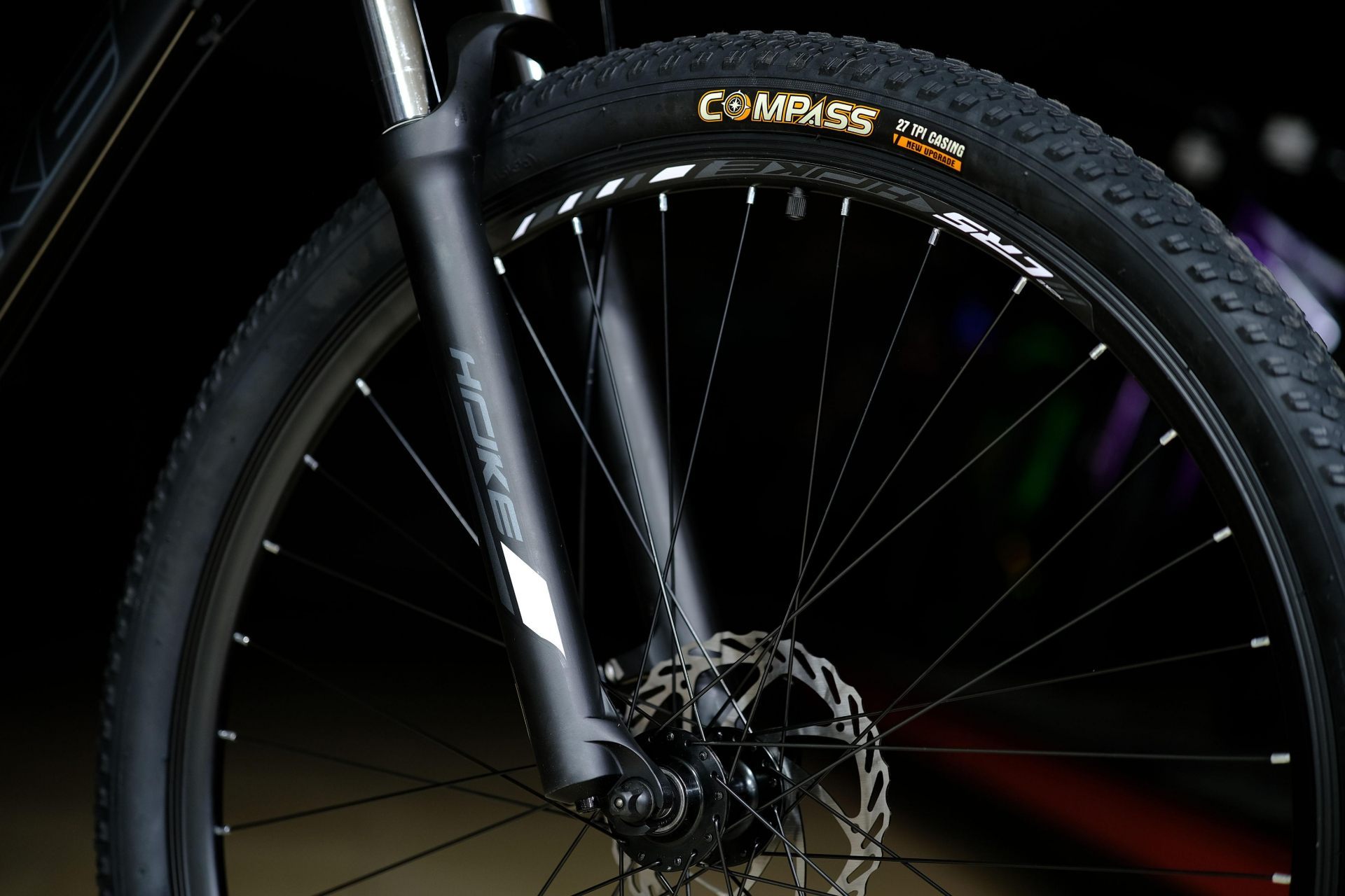 Обод 29 ALLOY двойной усиленный, втулки алюминиевые на промах HOKE 3 Way 29 MD матовый чёрный-белый 19